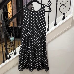 Xhilaration Black and White Dress